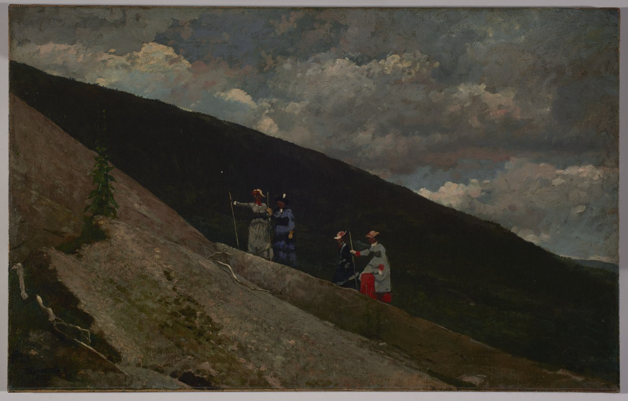 V horách, 1877 od Winslow Homer