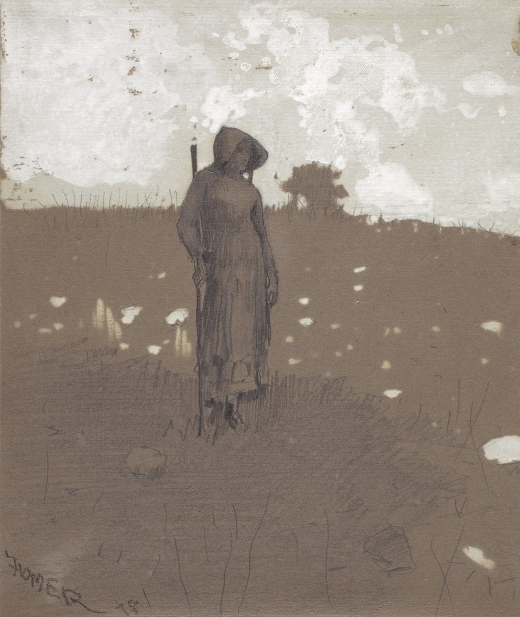 V oboru od Winslow Homer