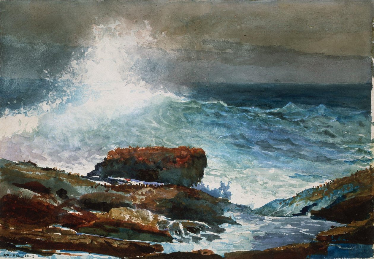 Incoming Tide, Scarborough, Maine od Winslow Homer