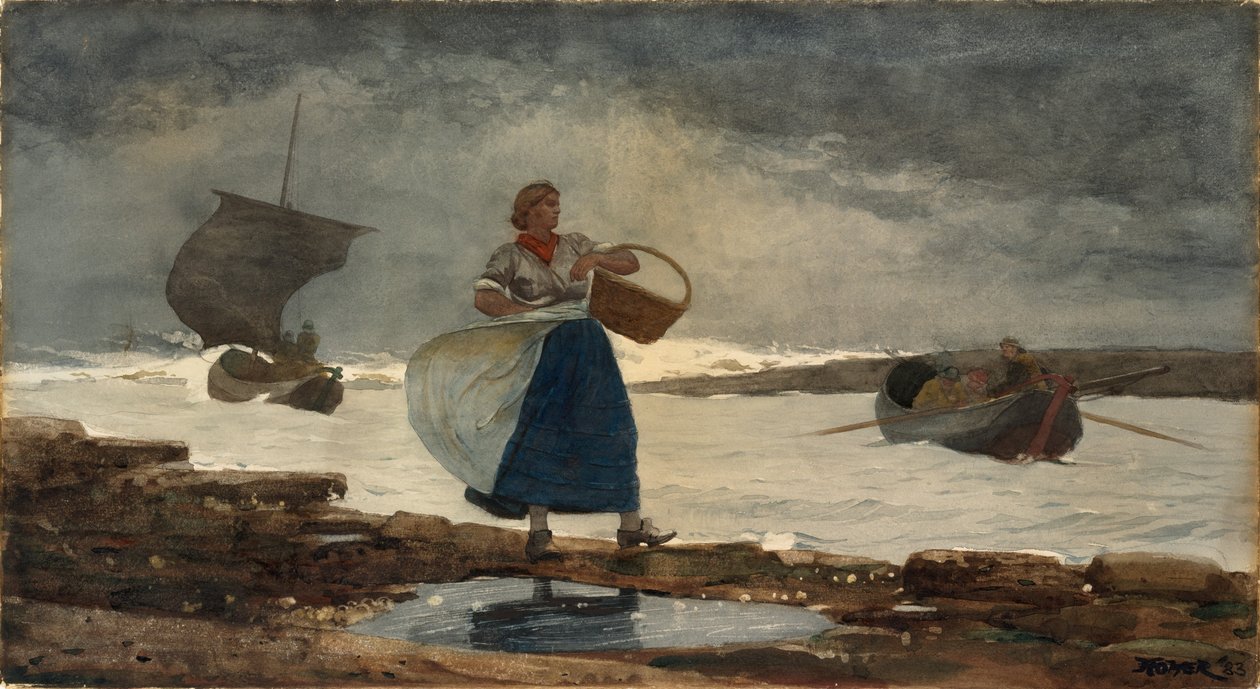 Uvnitř baru od Winslow Homer
