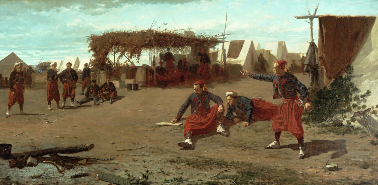 Pitching Quoits, 1865 od Winslow Homer