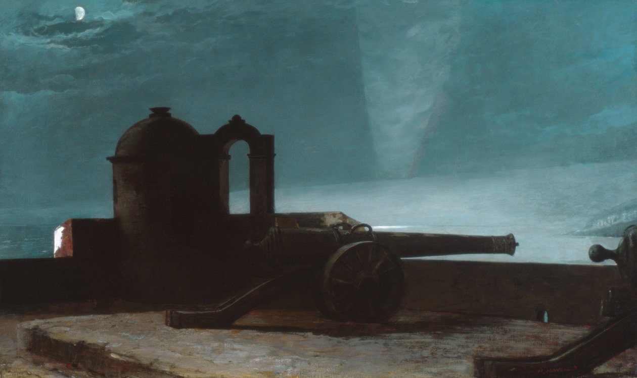 Světlomet na vstupu do přístavu, Santiago de Cuba, 1901 od Winslow Homer