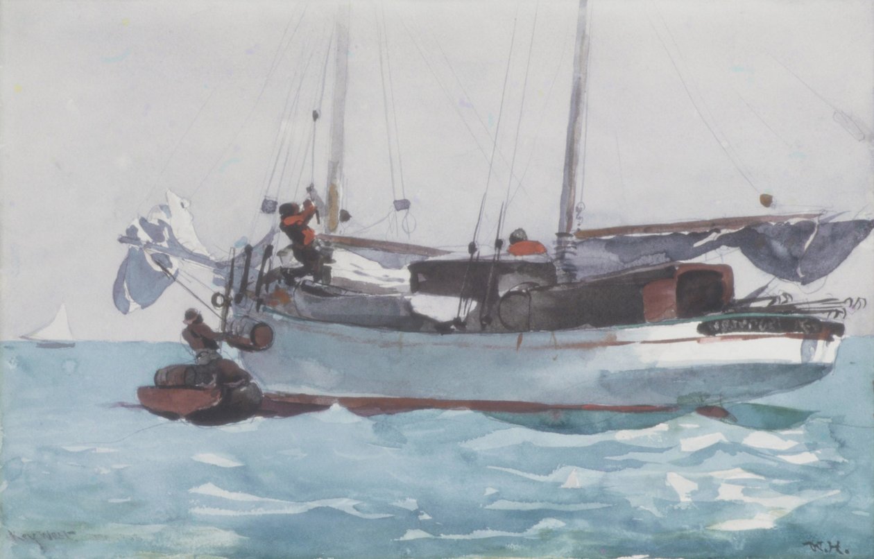 Přijímání mokrých provizí, 1903 od Winslow Homer