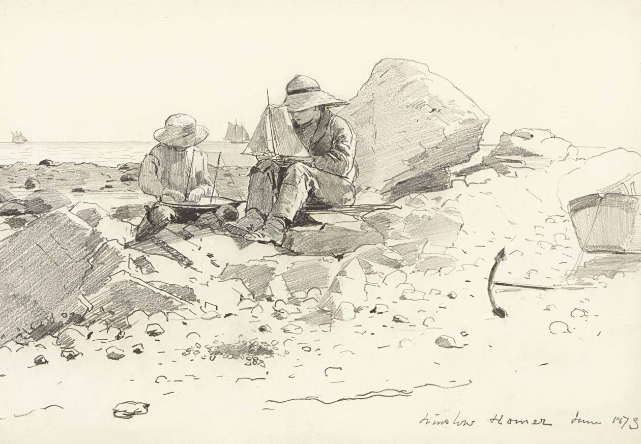 Stavitelé lodí od Winslow Homer