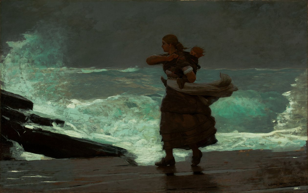 The Gale, 1883-93 od Winslow Homer