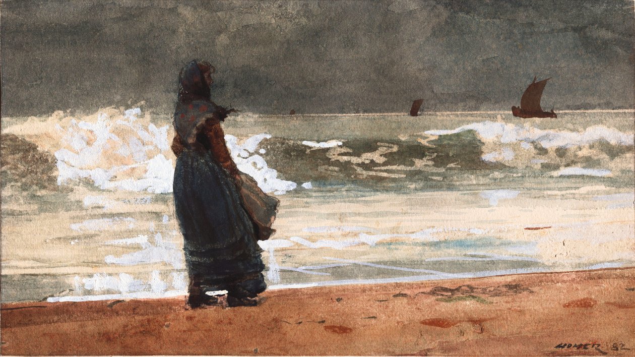 Strážce, Tynemouth od Winslow Homer