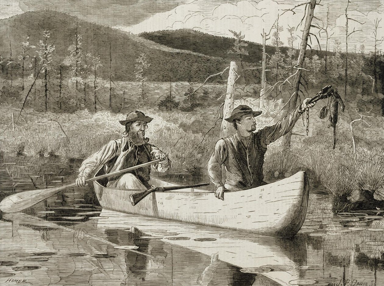 Uvěznění v Adirondacks od Winslow Homer