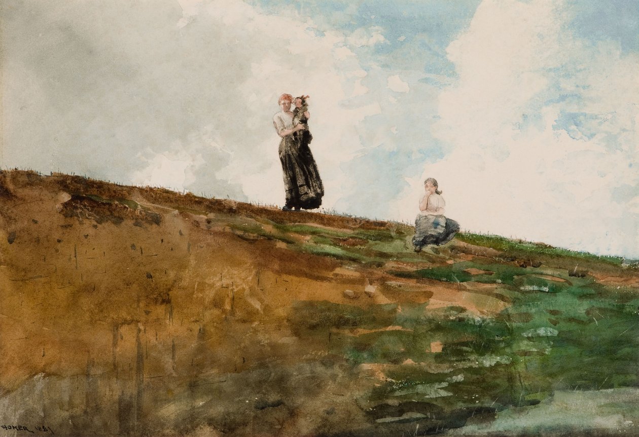 Sledování z útesů od Winslow Homer