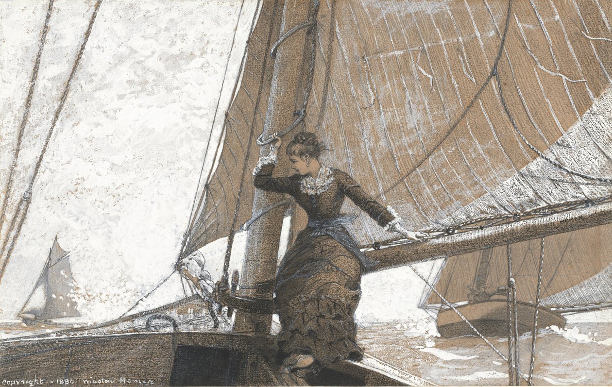Yachting Girl od Winslow Homer