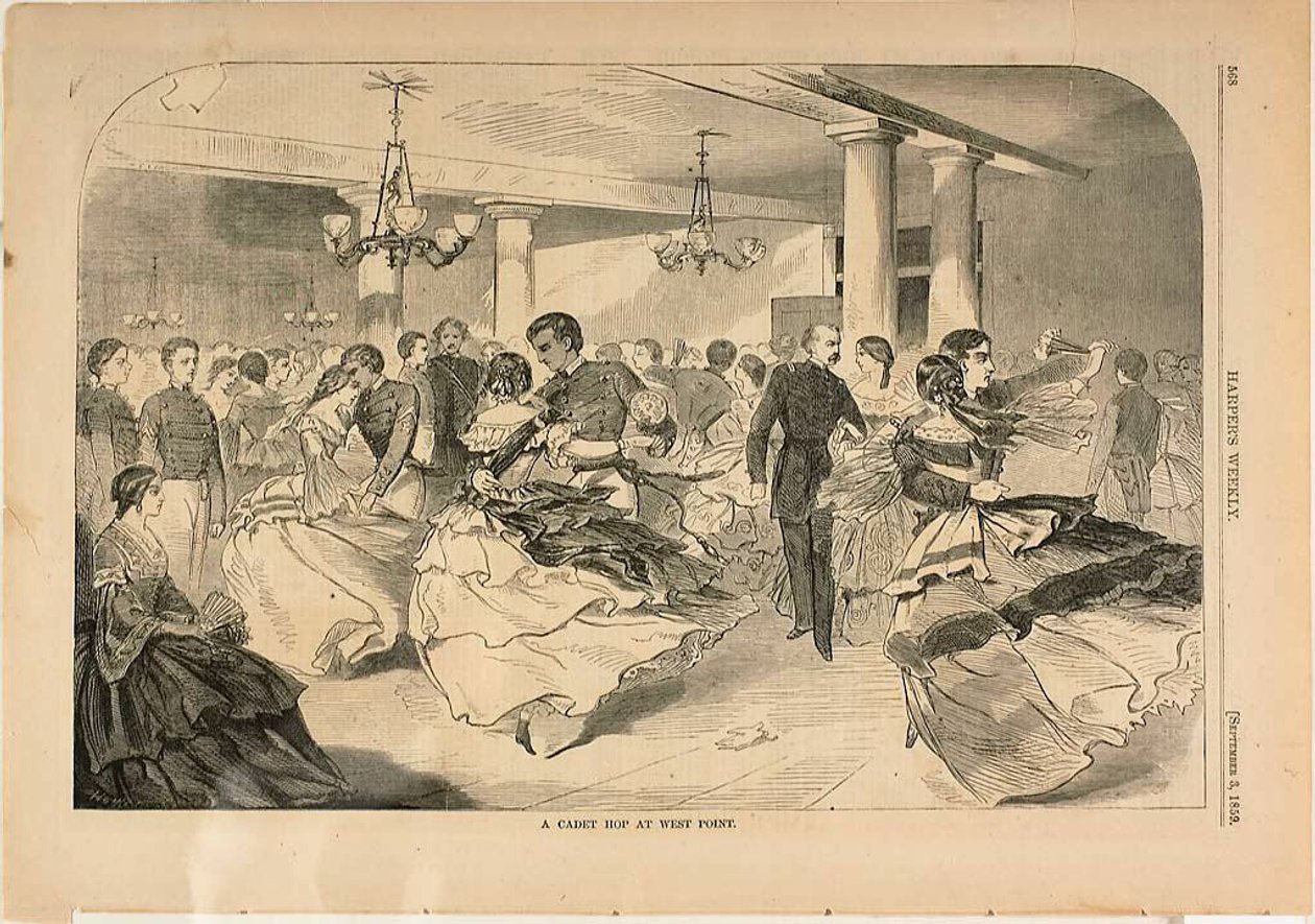 Chůze kadetů ve West Pointu od Winslow Homer