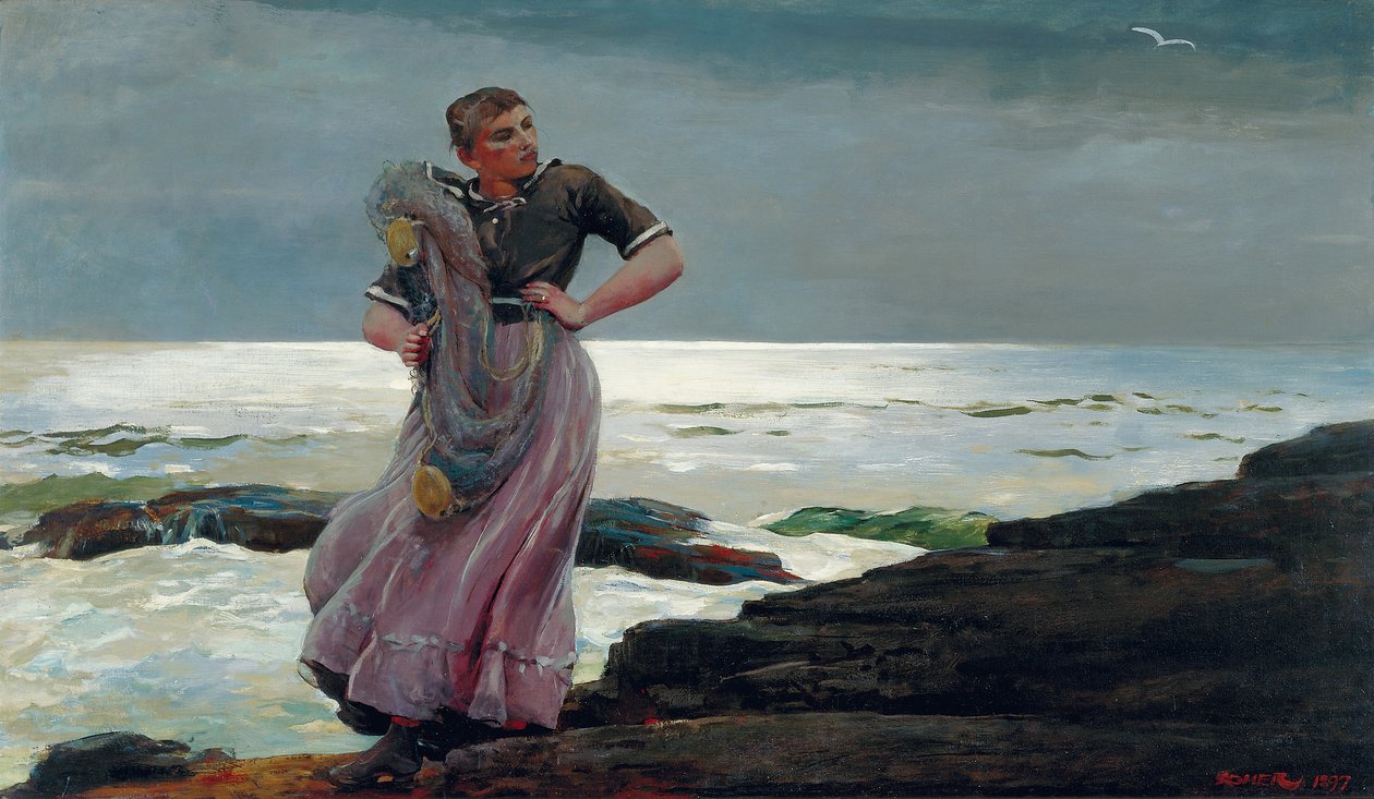 Světlo na moři, 1897 od Winslow Homer