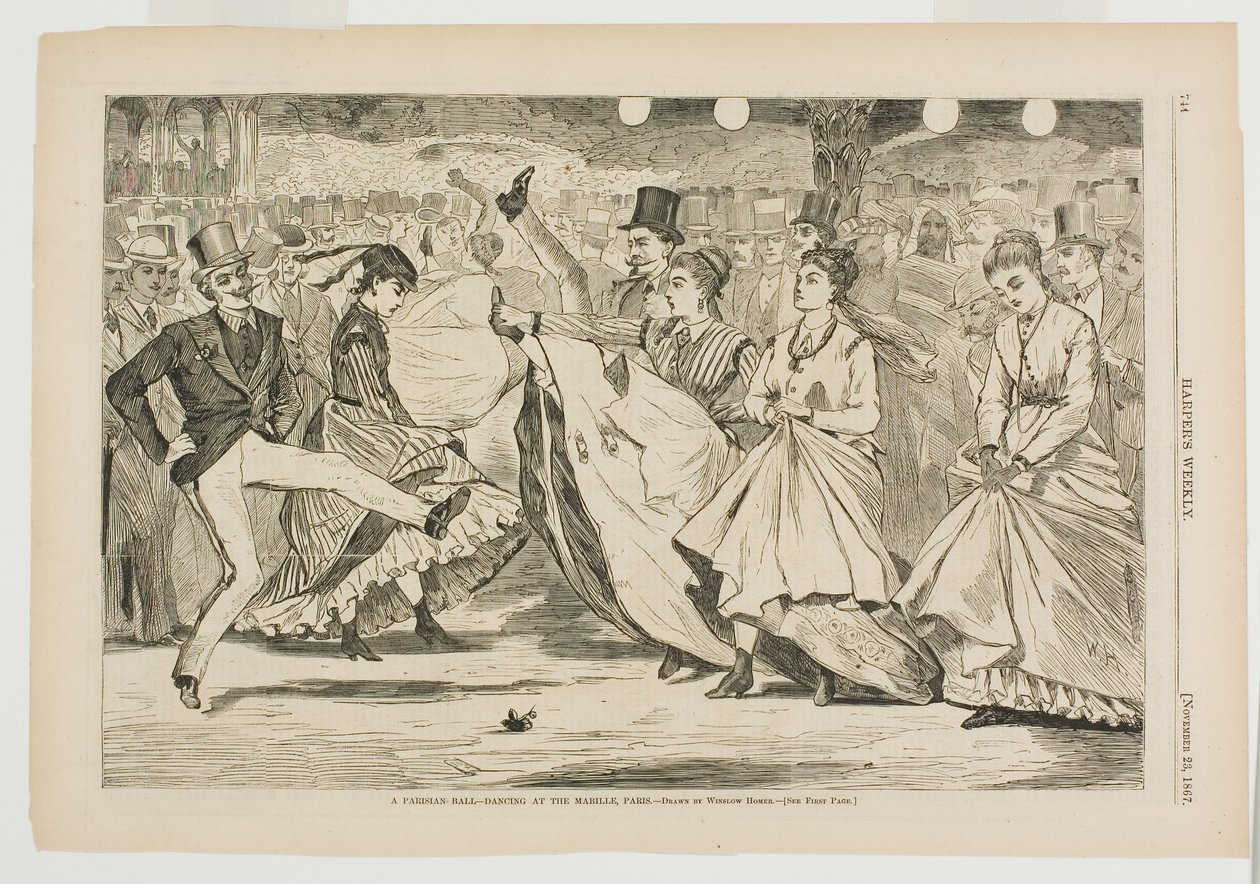 Pařížský ples v Mabille, Paříž od Winslow Homer