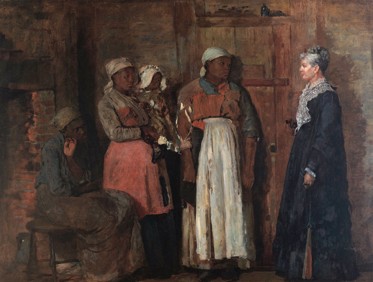 Návštěva staré paní od Winslow Homer