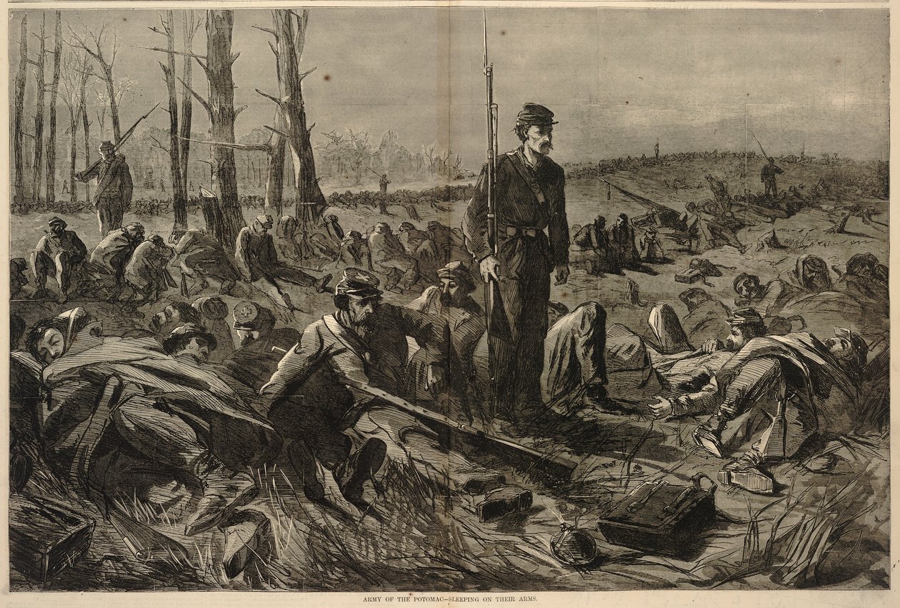 Army of the Potomac - Sleeping on their Arms, z Harper