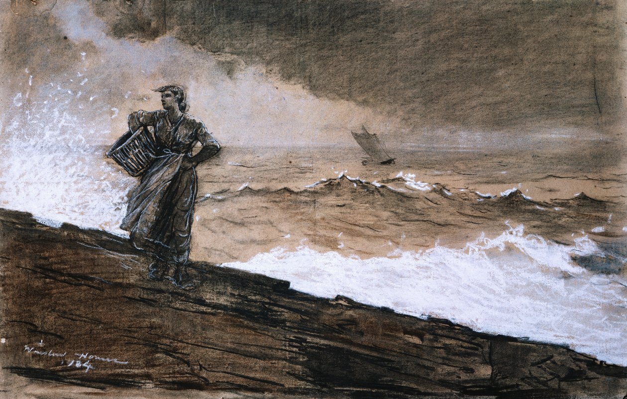 Na volném moři, 1884 od Winslow Homer