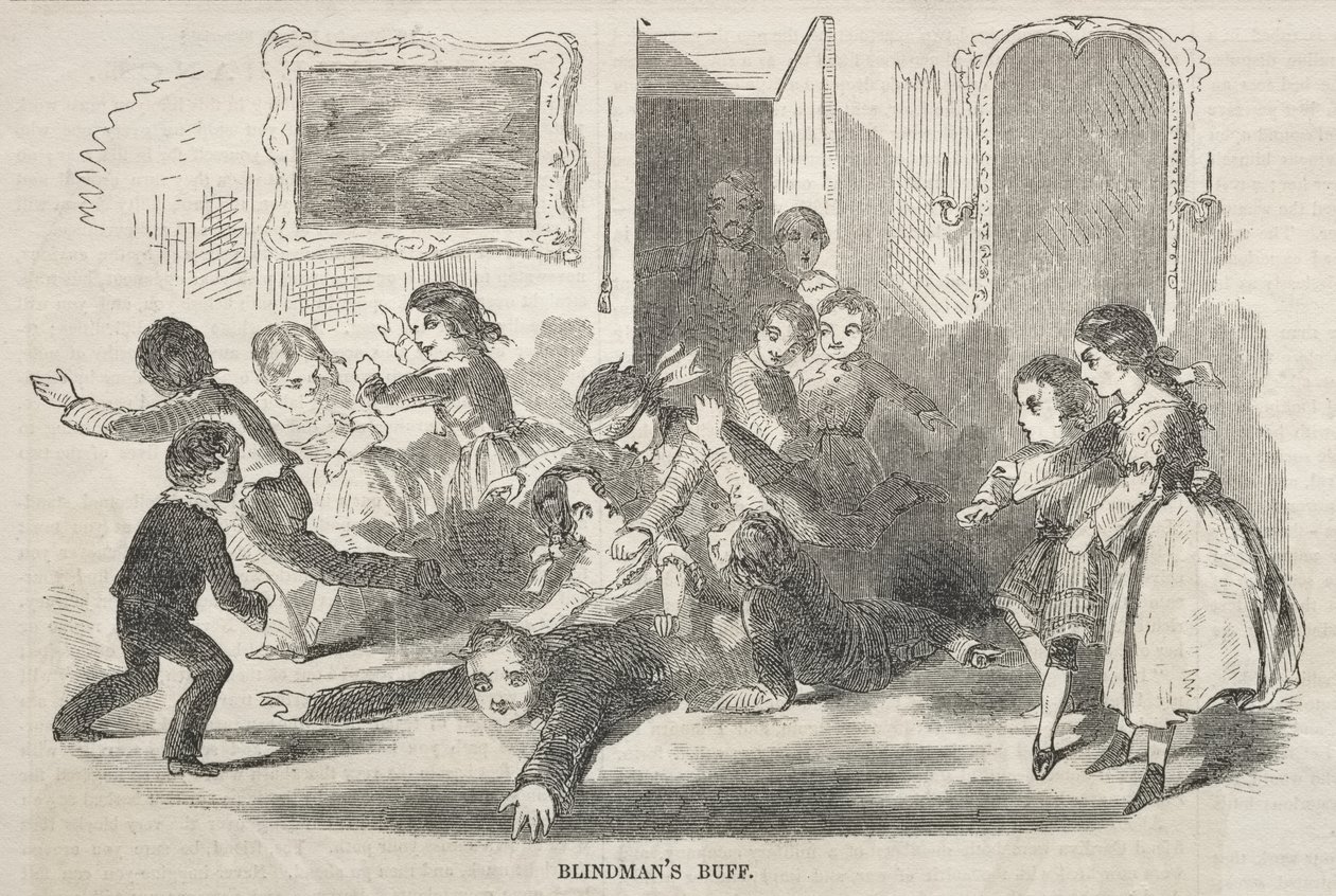 Hra na slepou bábu od Winslow Homer
