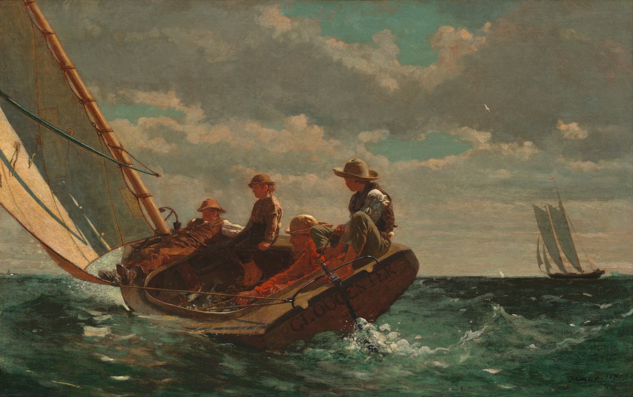 Breezing Up (Spravedlivý vítr) od Winslow Homer