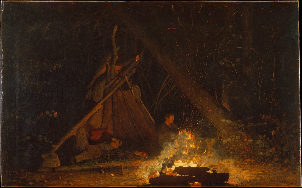 Táborový oheň od Winslow Homer