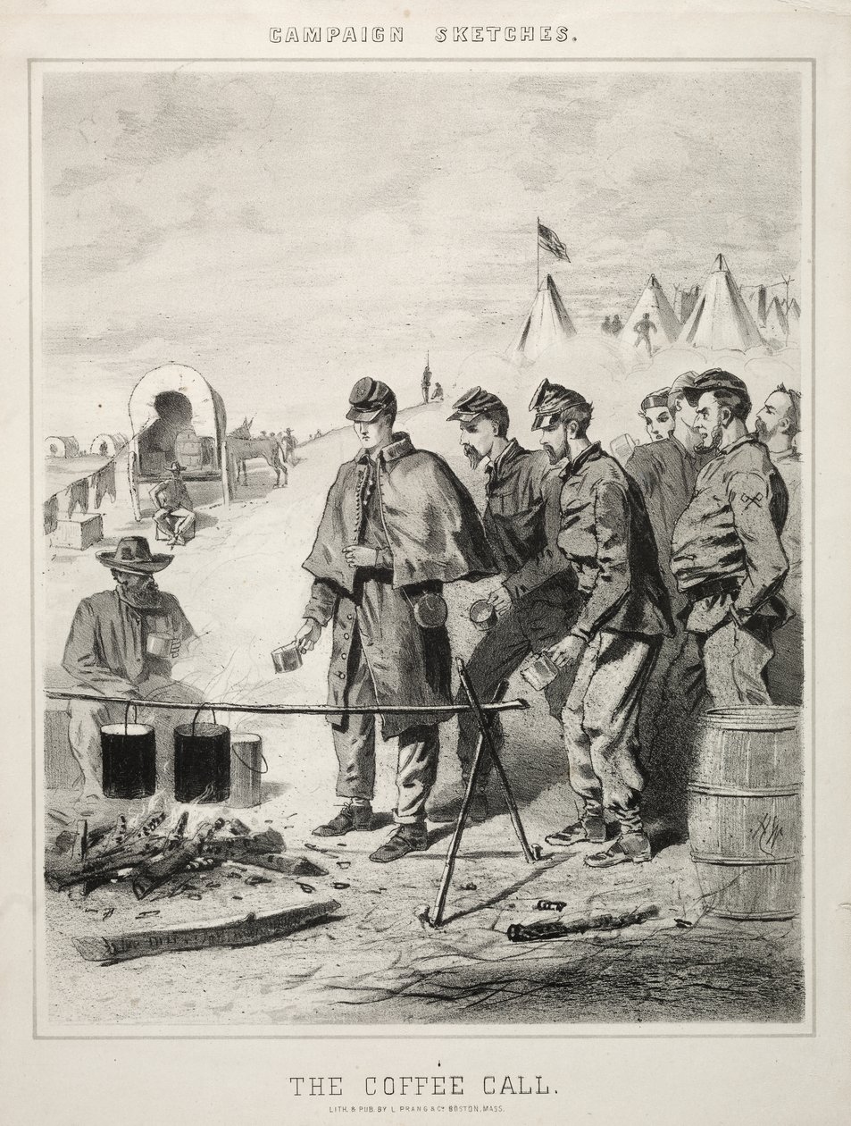 Válečné skici: Výzva ke kávě od Winslow Homer