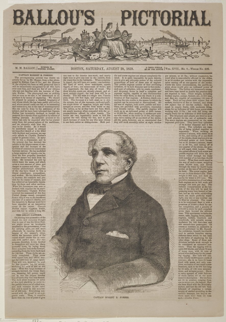 Kapitán Robert B. Forbes od Winslow Homer