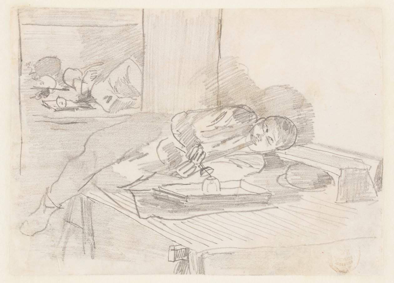 Číňan kouří opiovou dýmku v Baxter Street Club House, New York City od Winslow Homer