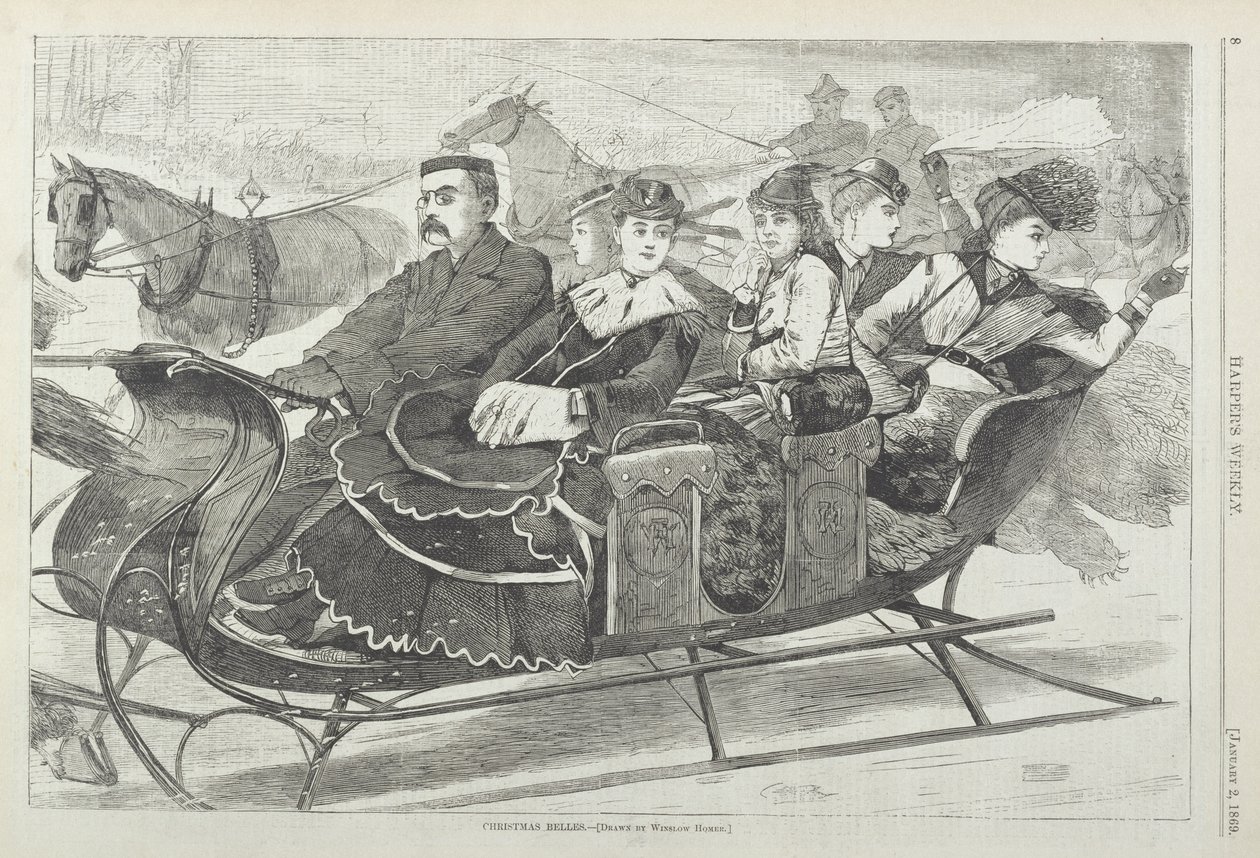 Vánoční Belles od Winslow Homer