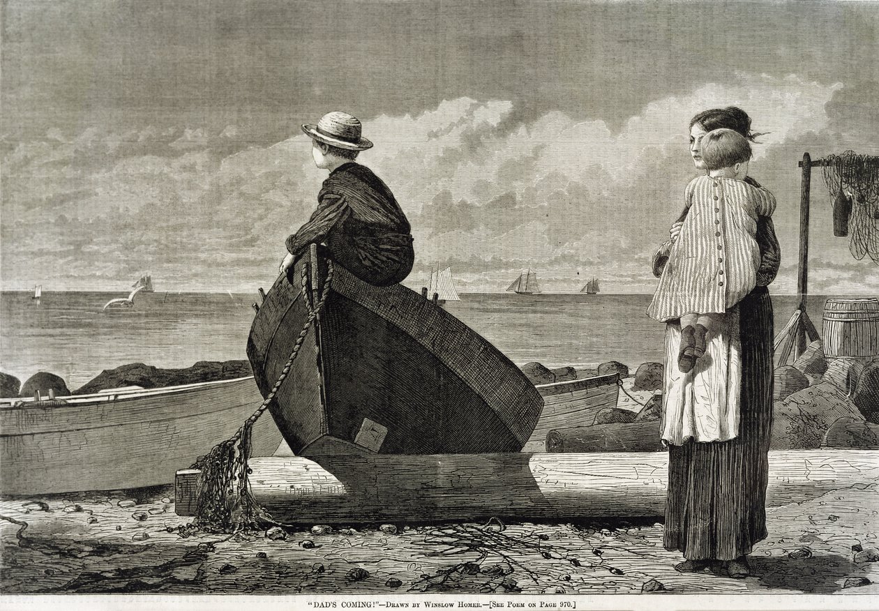 Táta přichází od Winslow Homer