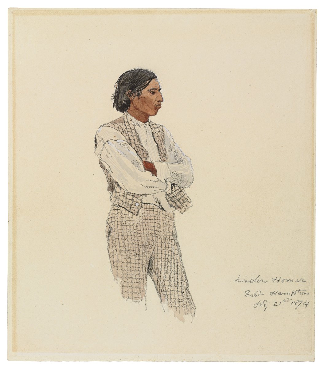 David Pharohh, Poslední z Montauků, 1874 od Winslow Homer