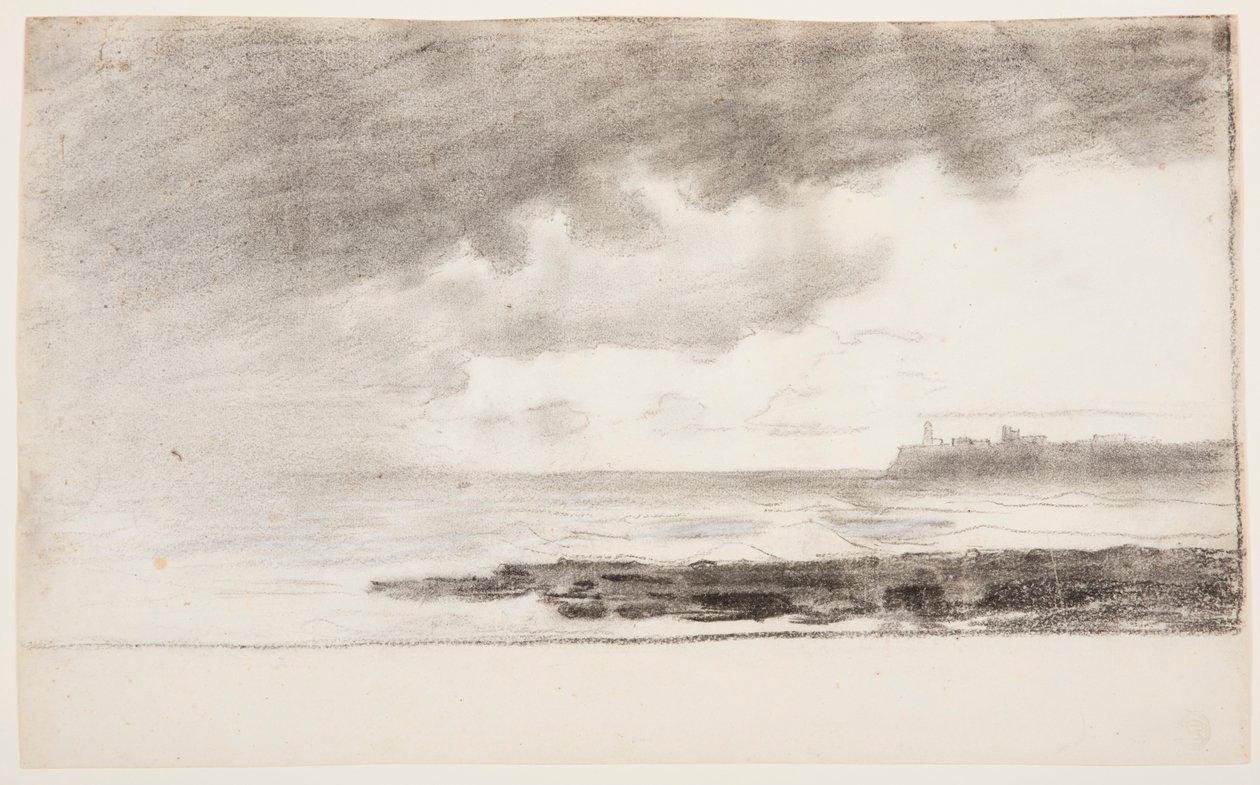 Kresba, záliv v Cullercoats, Anglie, 1881 od Winslow Homer