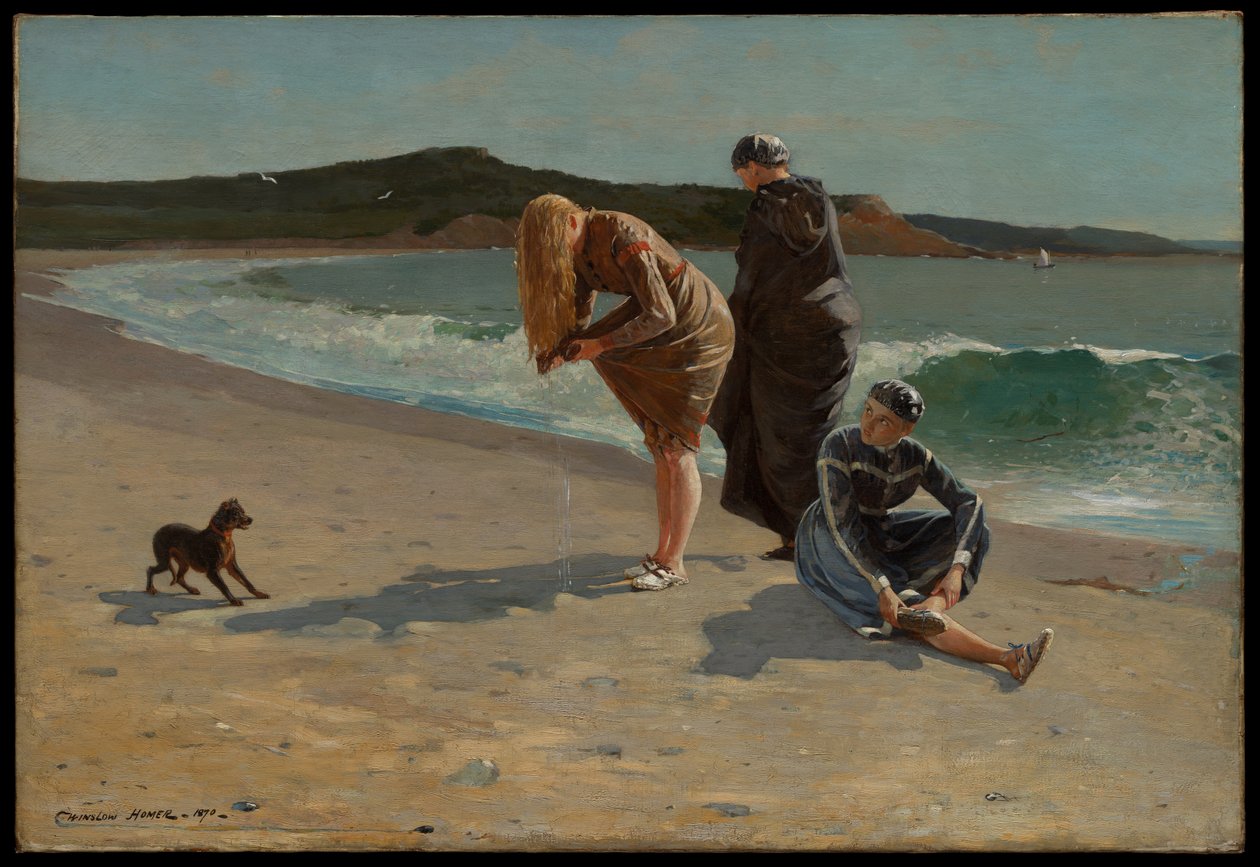Eagle Head, Manchester, Massachusetts (při přílivu) od Winslow Homer