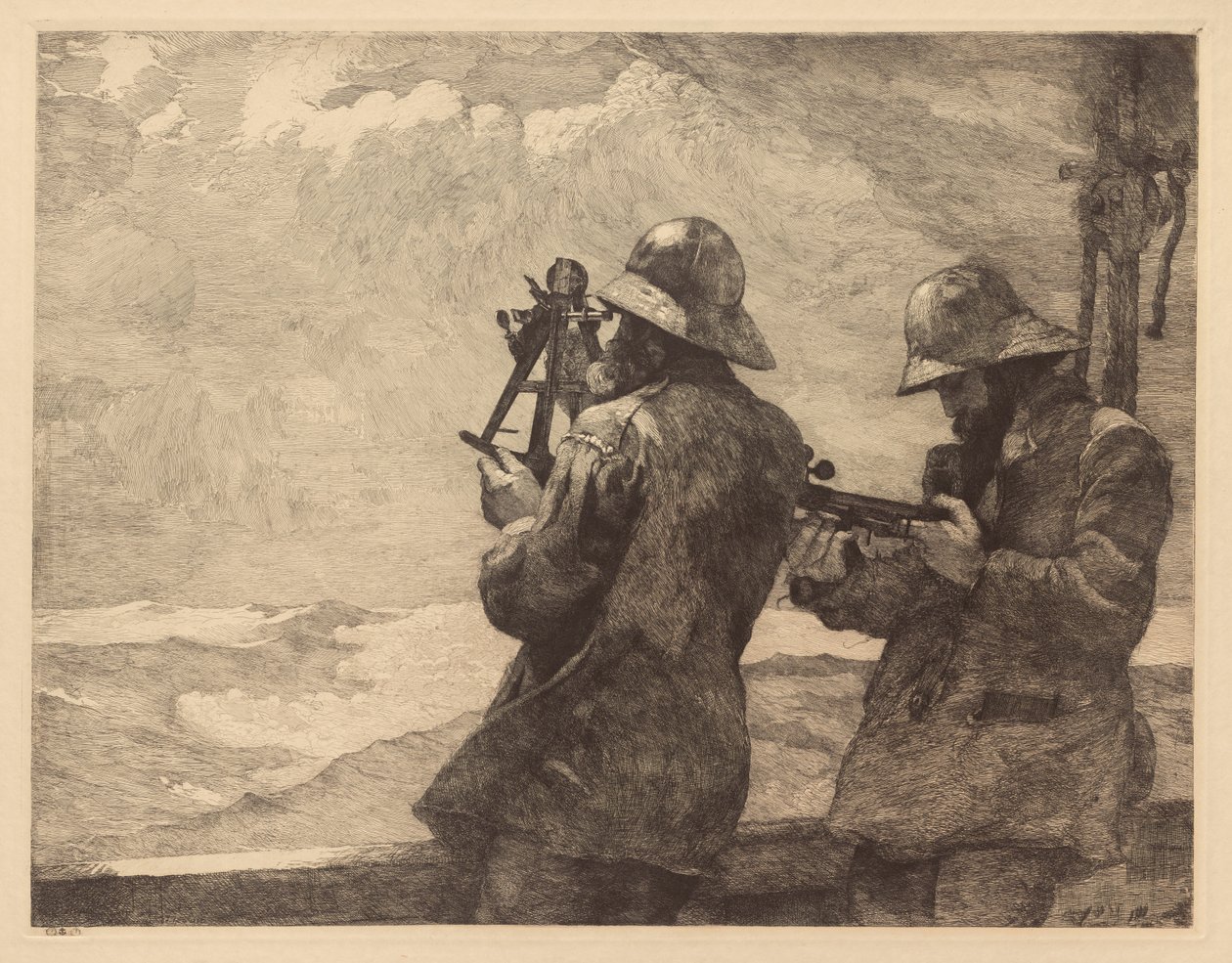 Osm zvonění od Winslow Homer