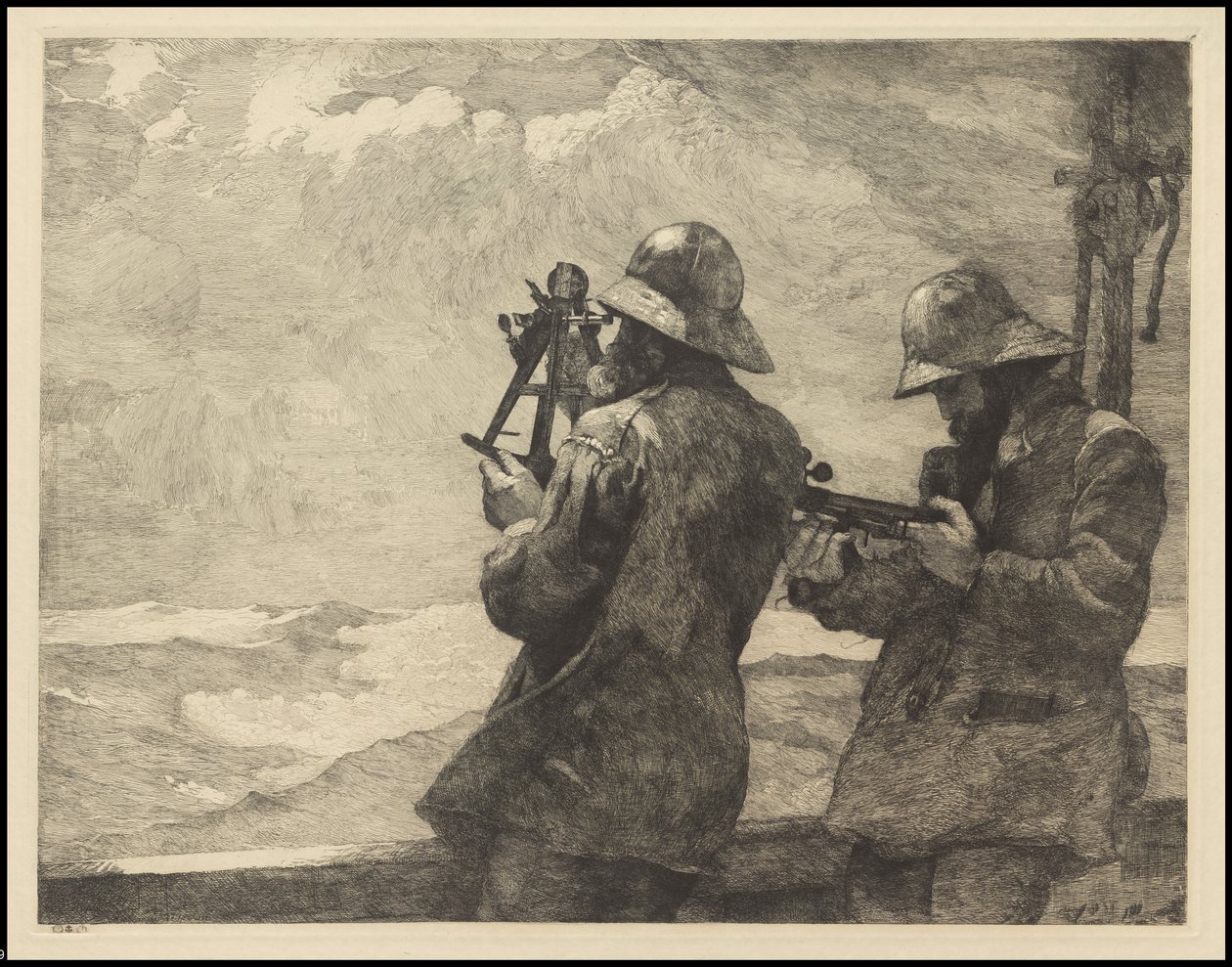 Osm zvonů, 1887, pravděpodobně vytištěno kolem roku 1940 od Winslow Homer