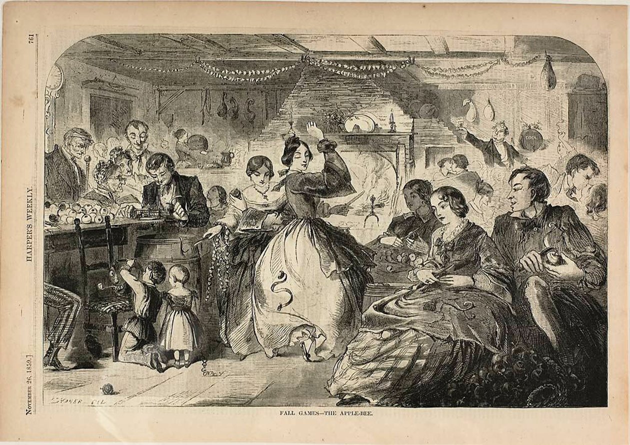Podzimní hry - Apple-Bee od Winslow Homer