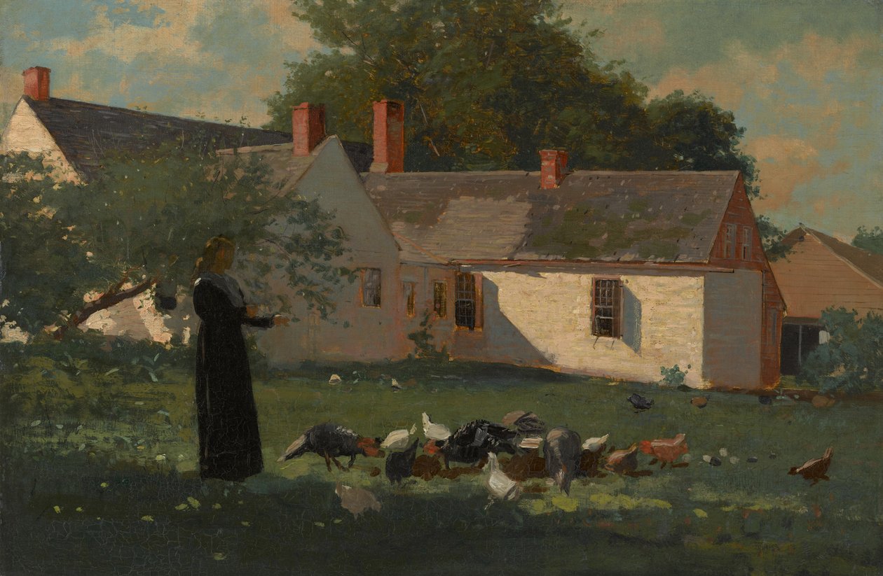 Hospodářská scéna, kolem 1872-74 od Winslow Homer