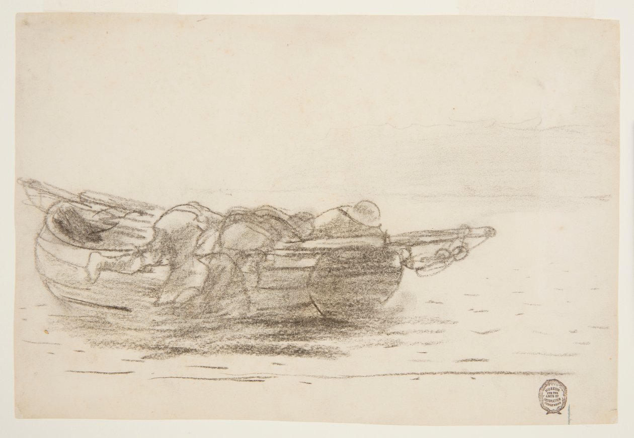 Rybáři šplhající přes Gunwales, Cullercoats, Anglie od Winslow Homer