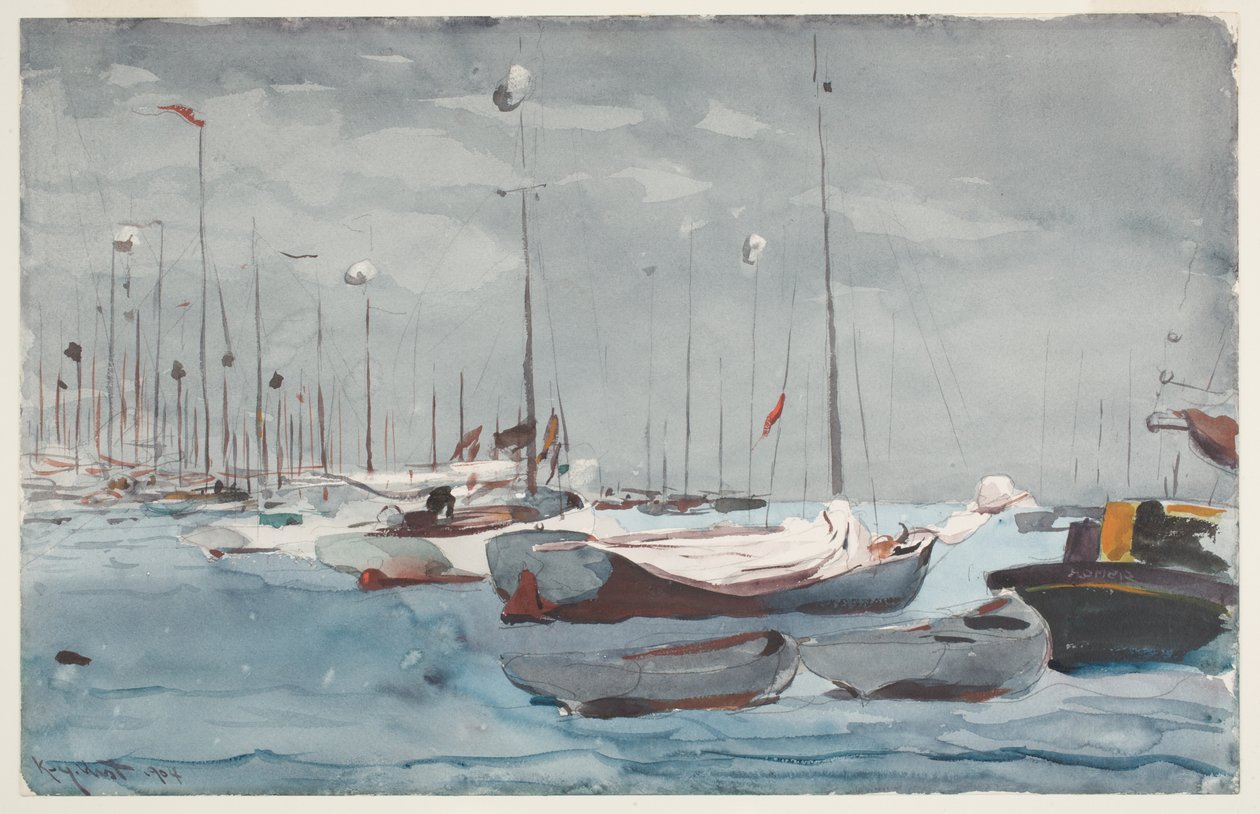 Rybářské lodě, Key West od Winslow Homer