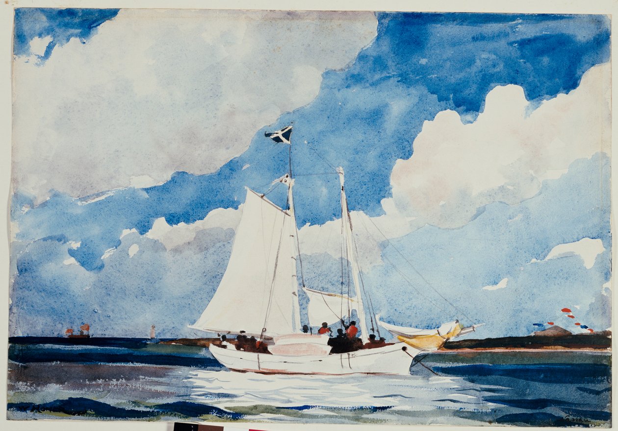 Fishing Schooner, Nassau, c.1898-99 od Winslow Homer
