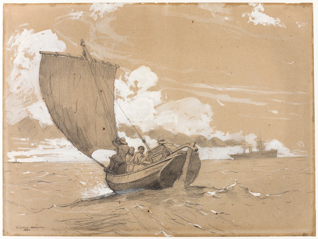 Rybaření u Scarborough od Winslow Homer