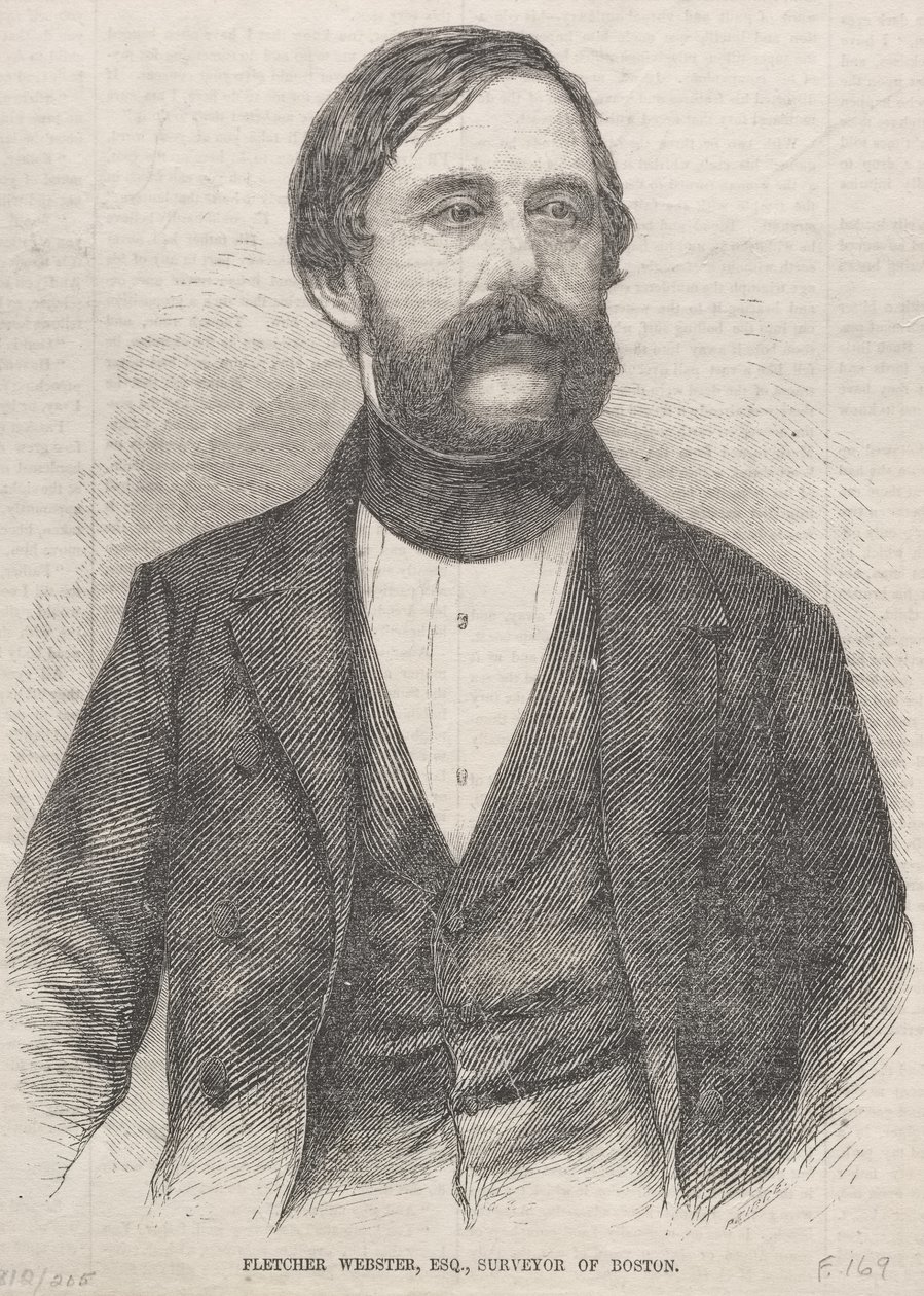 Fletcher Webster, Esq., zeměměřič z Bostonu od Winslow Homer