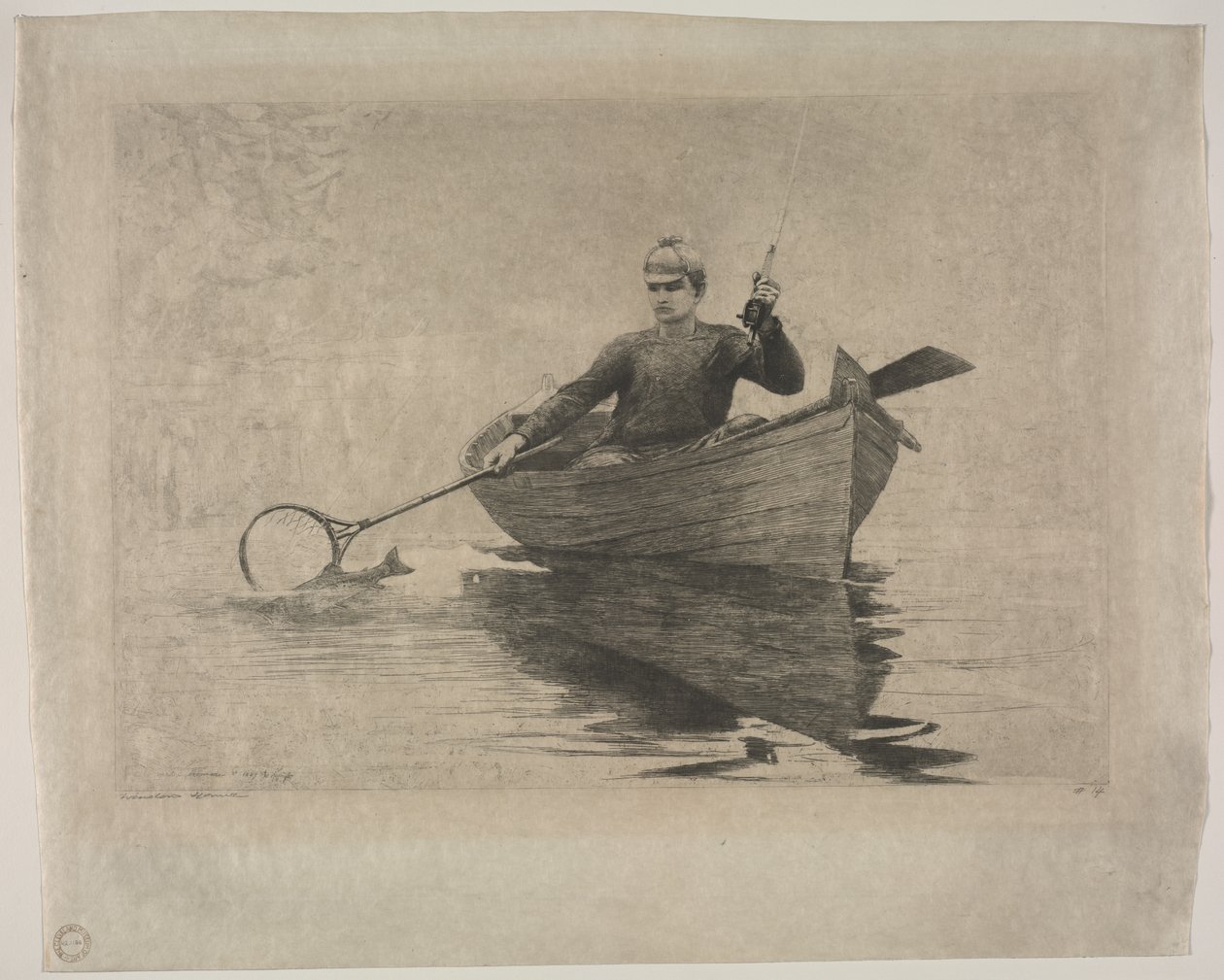 Muškaření. od Winslow Homer