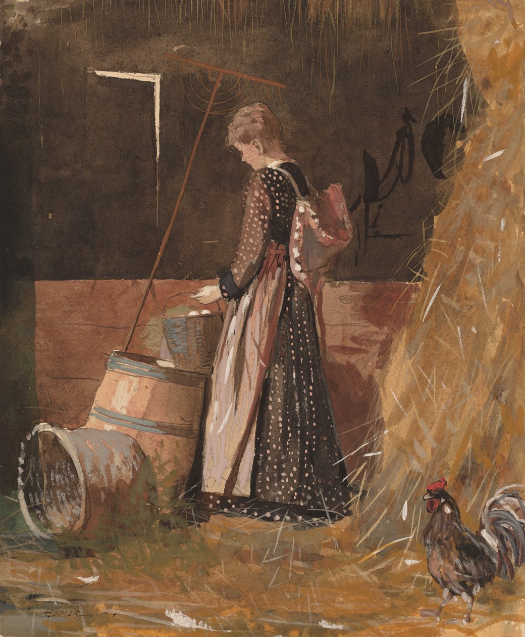 Čerstvá vejce, 1874. od Winslow Homer