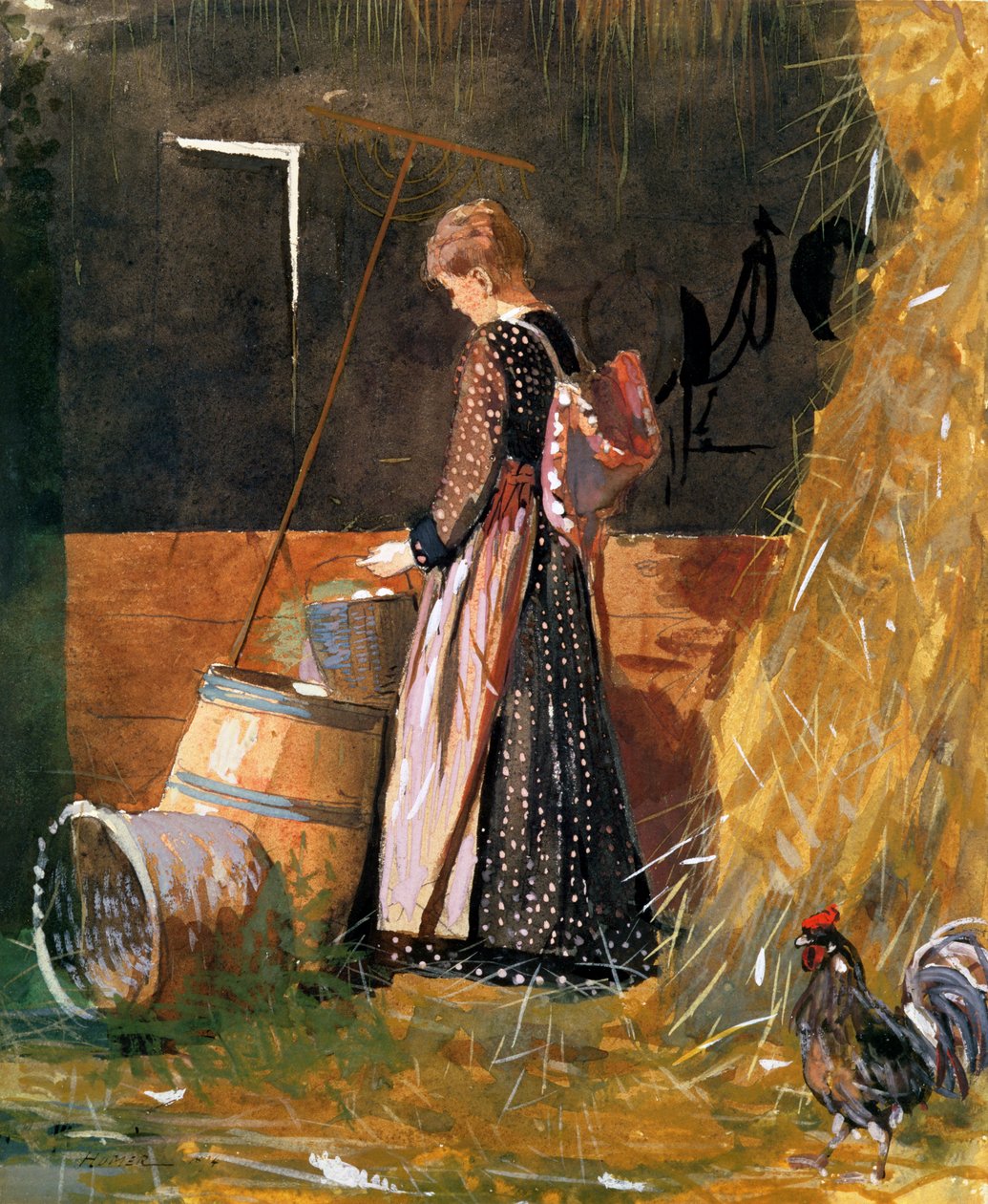 Čerstvá vejce, 1874 od Winslow Homer