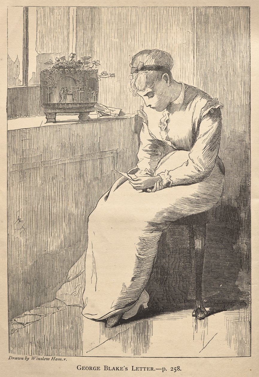 Dopis George Blakea od Winslow Homer