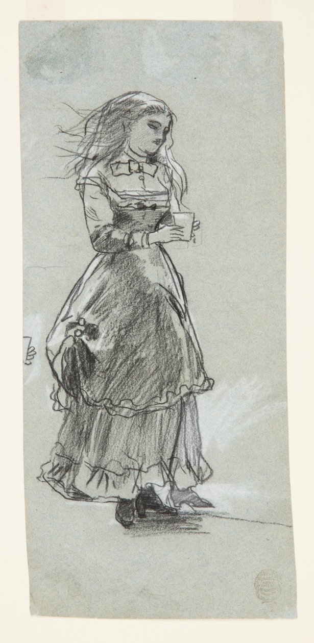 Dívka drží sklenici od Winslow Homer