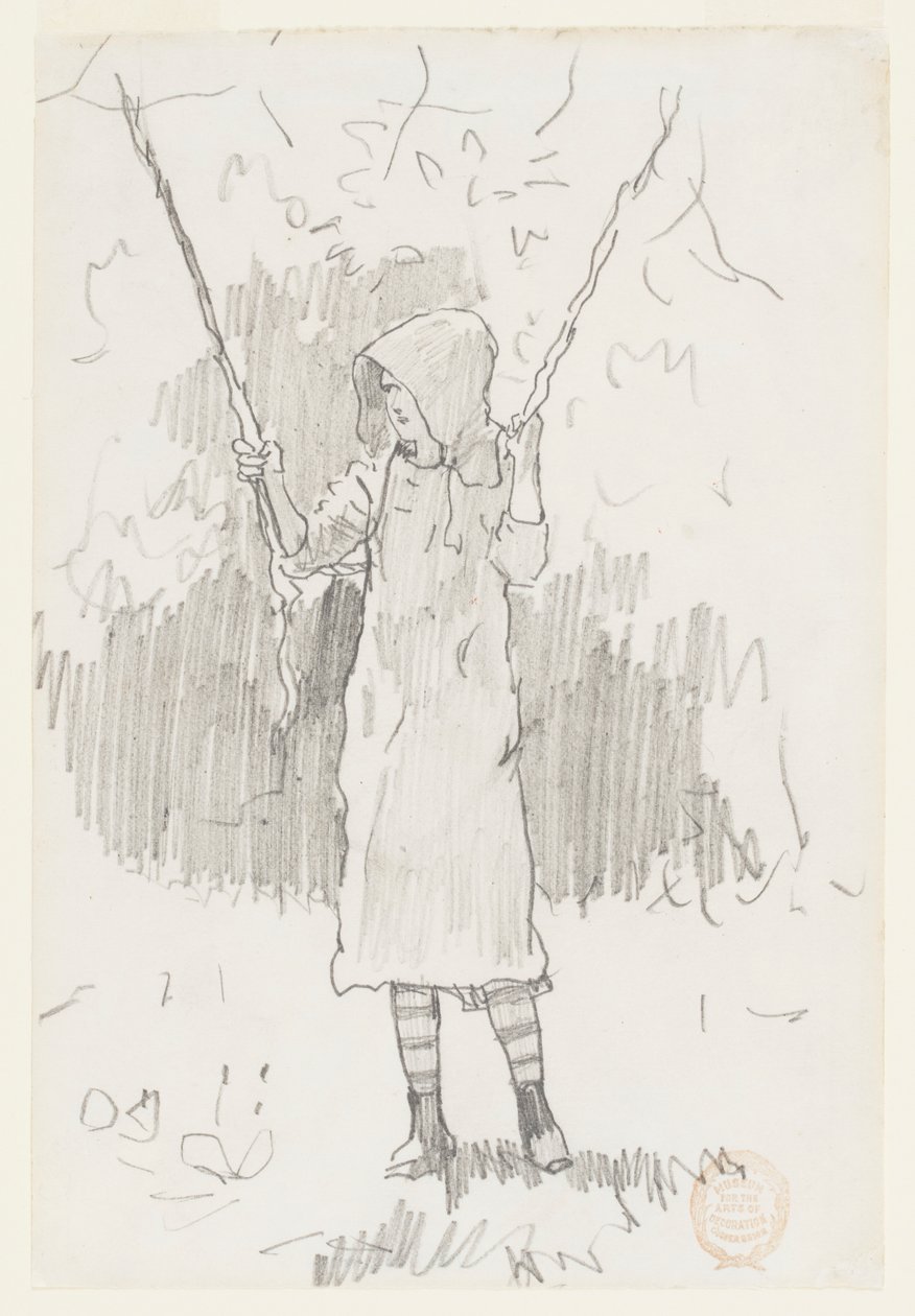Dívka na houpačce od Winslow Homer