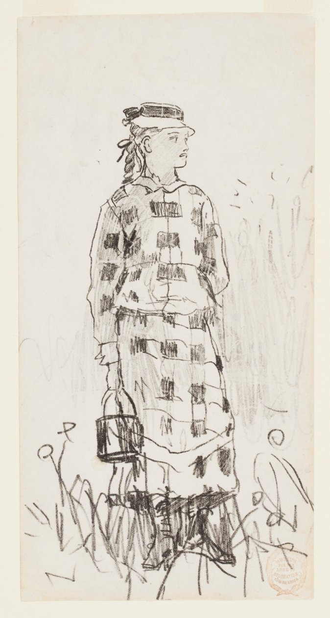 Dívka s vědrem od Winslow Homer