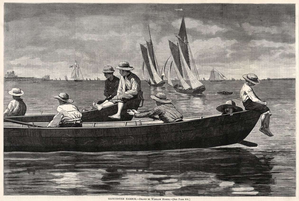 Přístav v Gloucesteru od Winslow Homer