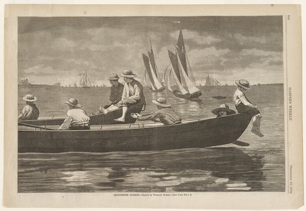 Přístav v Gloucesteru od Winslow Homer