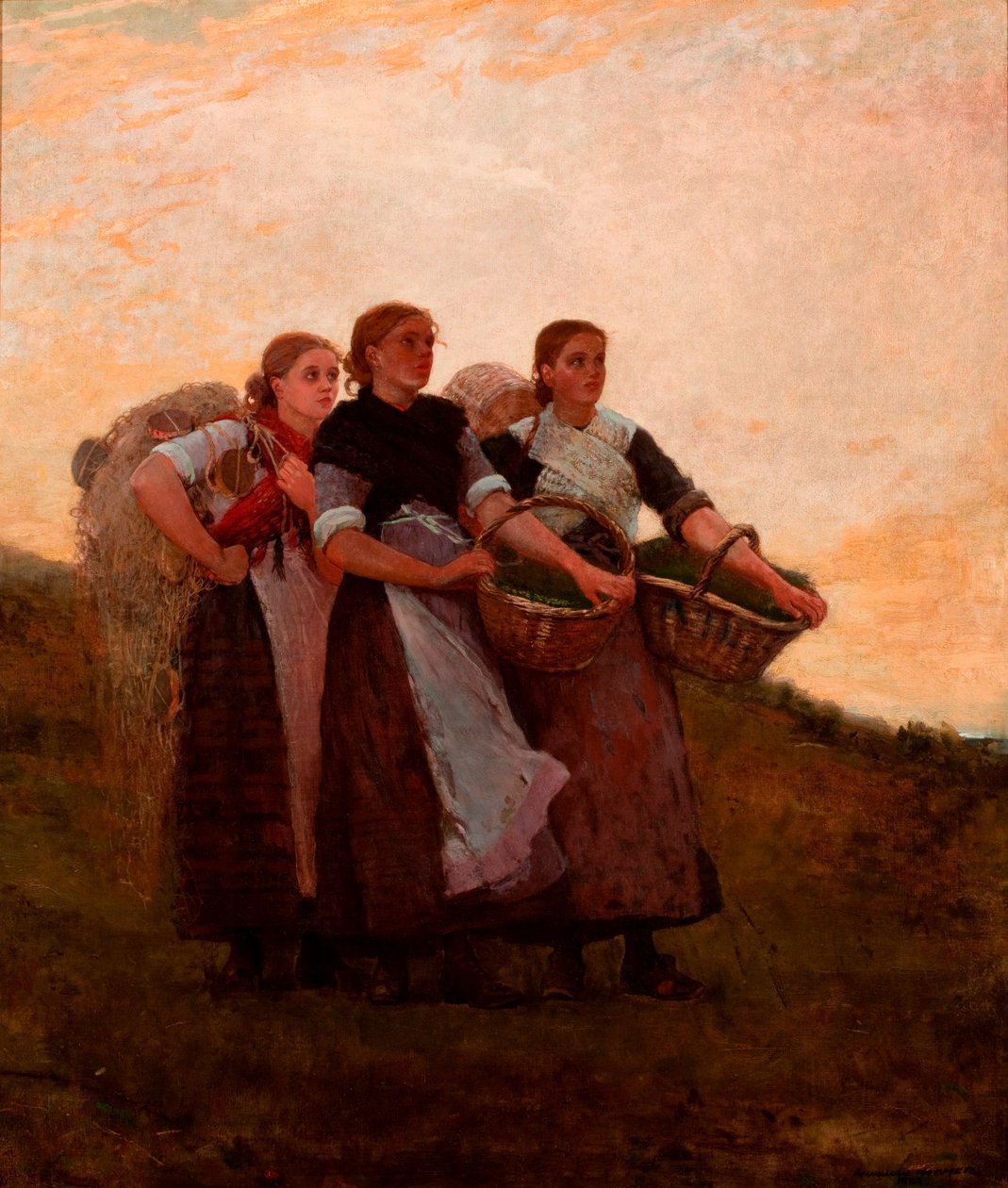 Poslouchejte! Skřivan od Winslow Homer