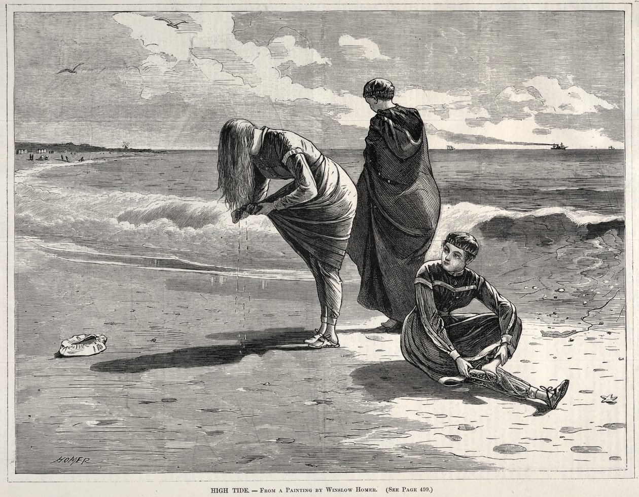 Příliv, 1870. od Winslow Homer